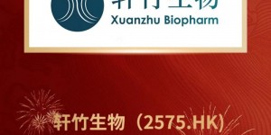 轩竹生物开盘涨超153%，德诺资本为唯一基石投资人！