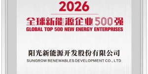 阳光新能源蝉联全球新能源企业500强
