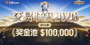 Followme交易联赛2026第18季报名火热，全球超2,500个实盘账户同台竞技中！