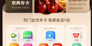 1月7日抢PLUS会员“买一得五”超级联名卡 腾讯视频、网易云音乐全都有