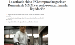 外媒报道：众捷汽车通过西班牙控股孙公司收购罗马尼亚 MMM 零部件业务