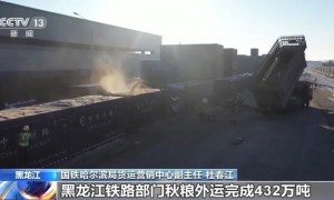 主产区秋粮收获有序推进秋粮陆续上市 北粮南运进入高峰期
