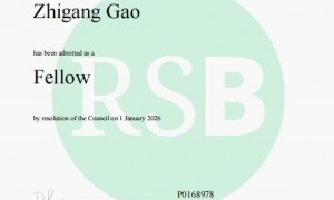 英国皇家生物学会新增会士，中国科学家高志刚荣获殊荣！