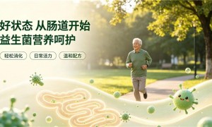 老人肠道弱消化差用哪种益生菌调理合适？0糖0脂轻负担，温和促进肠道蠕动