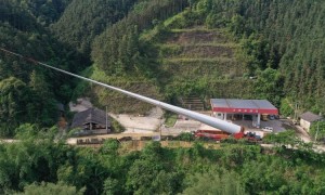 日日顺大件物流突破边界 完成百米级风电叶片批量跨域交付